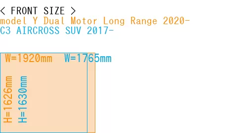 #model Y Dual Motor Long Range 2020- + C3 AIRCROSS SUV 2017-